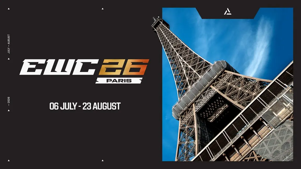 Анонс переноса Esports World Cup 2026 во Францию.